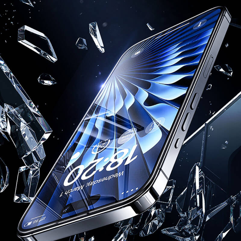 Apple iPhone 15 Serisi Benks Glass Warrior HD Cam Ekran Koruyucu + Kolay Uygulama Aparatlı