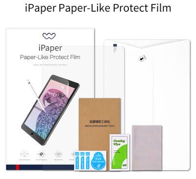 Wiwu iPaper Like Tablet Ekran Koruyucu
Dokunmatik kalemler ile çalışırken kağıt hissi veren tasarım
Kalem uçları için tasarlanan kaymaz yüzey
Yazı veya çizim yaparken daha isabetli odak noktası sağlar
Parmak izi yapmayan ve yağlanmayı önleyen yü