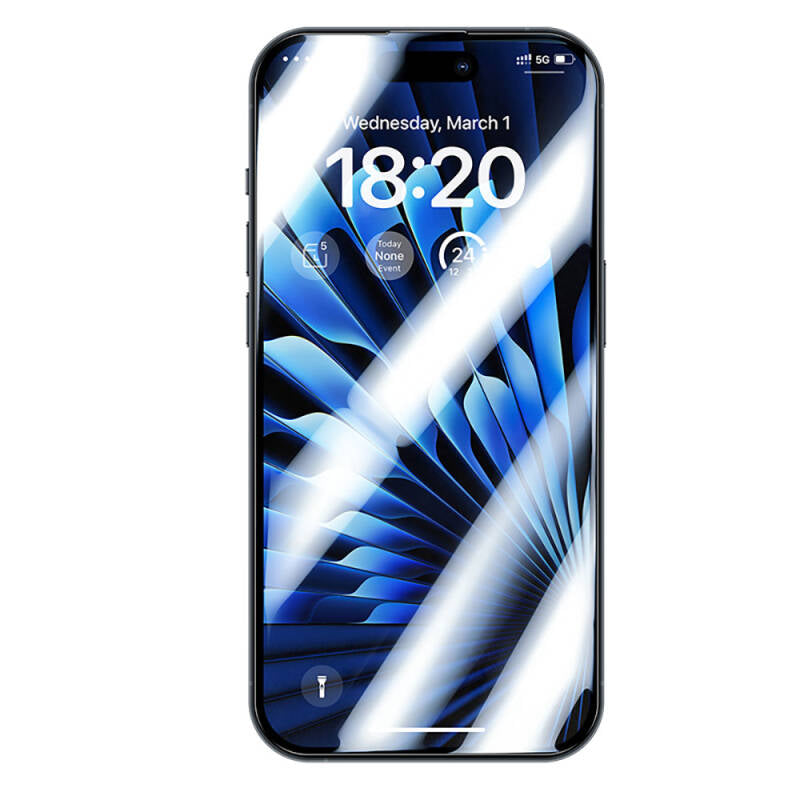 Apple iPhone 15 Serisi Benks Glass Warrior Safir Coating Ekran Koruyucu + Kolay Uygulama Aparatlı