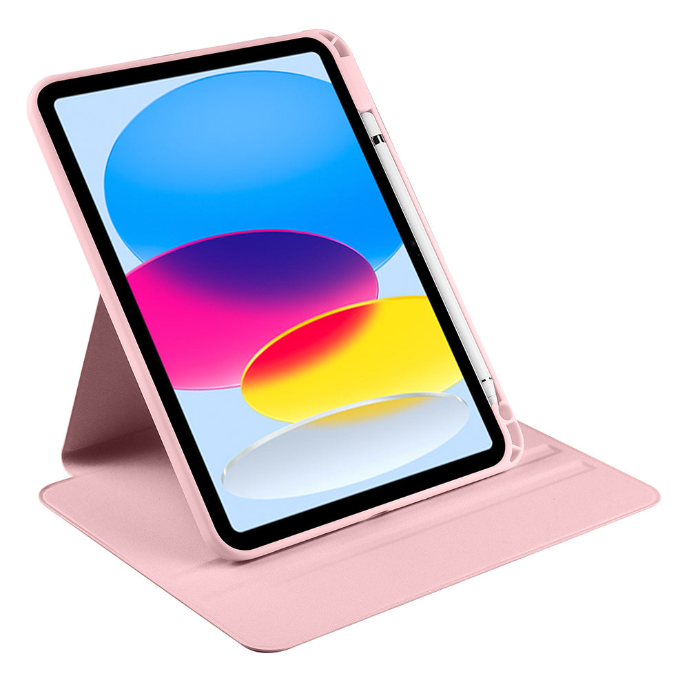 Apple iPad 10.9 2022 (10.Nesil) Kılıf Zore Termik Kalem Bölmeli Dönebilen Standlı Kılıf