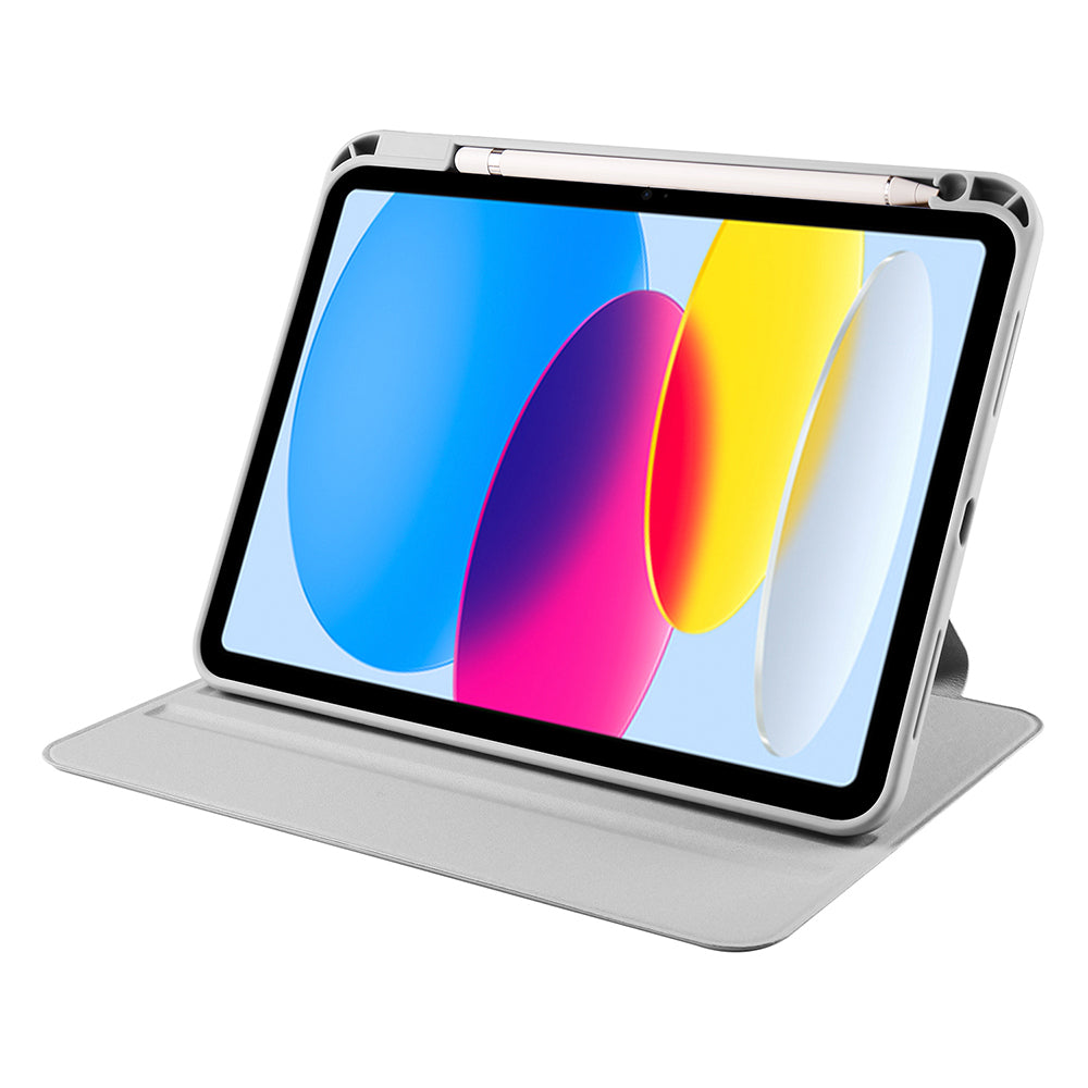 Apple iPad 10.9 2022 (10.Nesil) Kılıf Zore Termik Kalem Bölmeli Dönebilen Standlı Kılıf