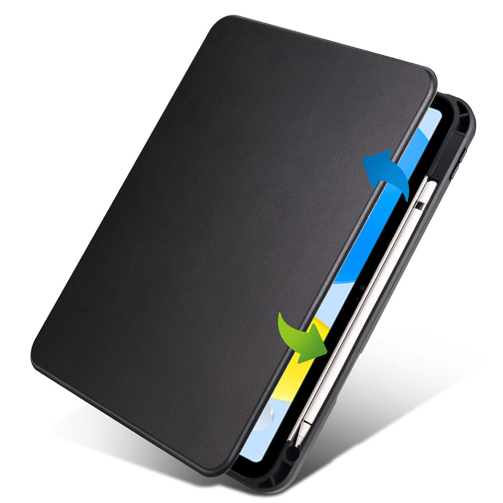 Apple iPad 10.9 2022 (10.Nesil) Kılıf Zore Termik Kalem Bölmeli Dönebilen Standlı Kılıf