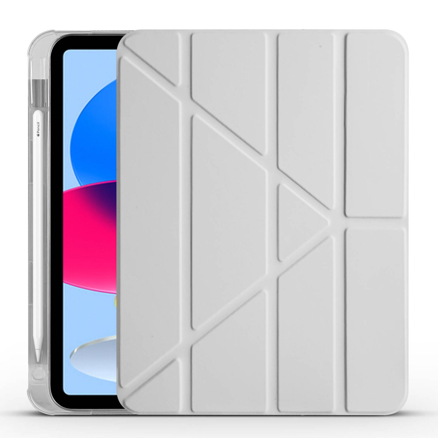 Apple iPad 11.Nesil 2025 Kılıf Zore Tri Folding Kalem Bölmeli Standlı Kılıf