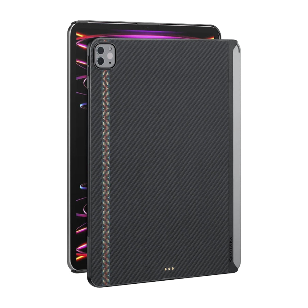 Apple iPad Pro 11 2020 (2.Nesil) Kılıf Aramid Fiber Pitaka Ultra-Slim Classic Serisi Tablet Kapak