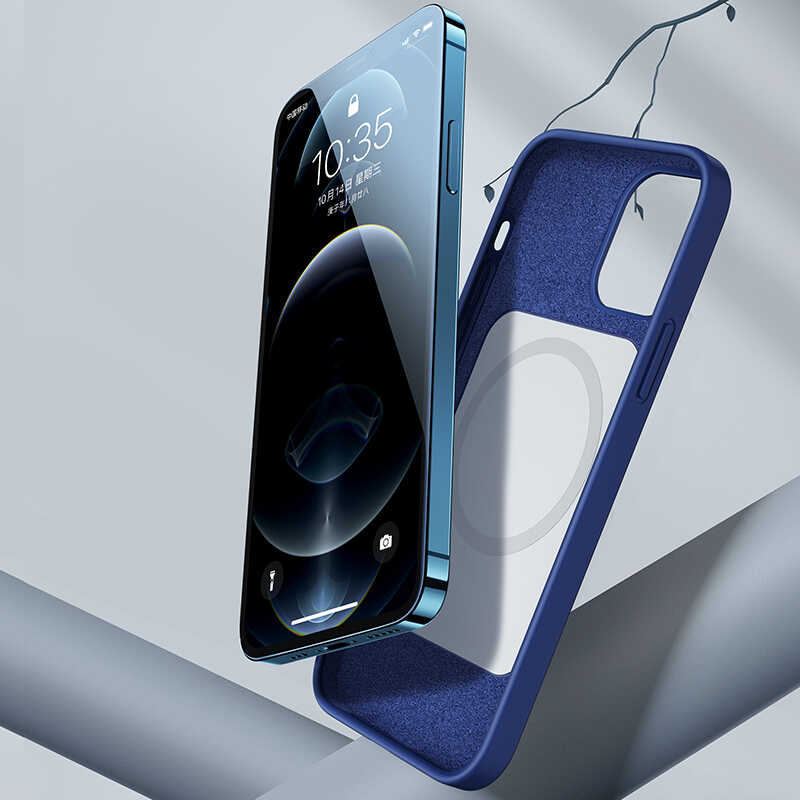 Apple iPhone 12 Pro Kılıf Benks M-safe Magnetic Original Apple MFI Certified Silikon Kapak