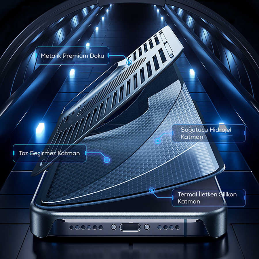 Apple iPhone 13 Kılıf Benks Bizzard Soğutucu Özellikli Oyuncu Telefon Kılıfı