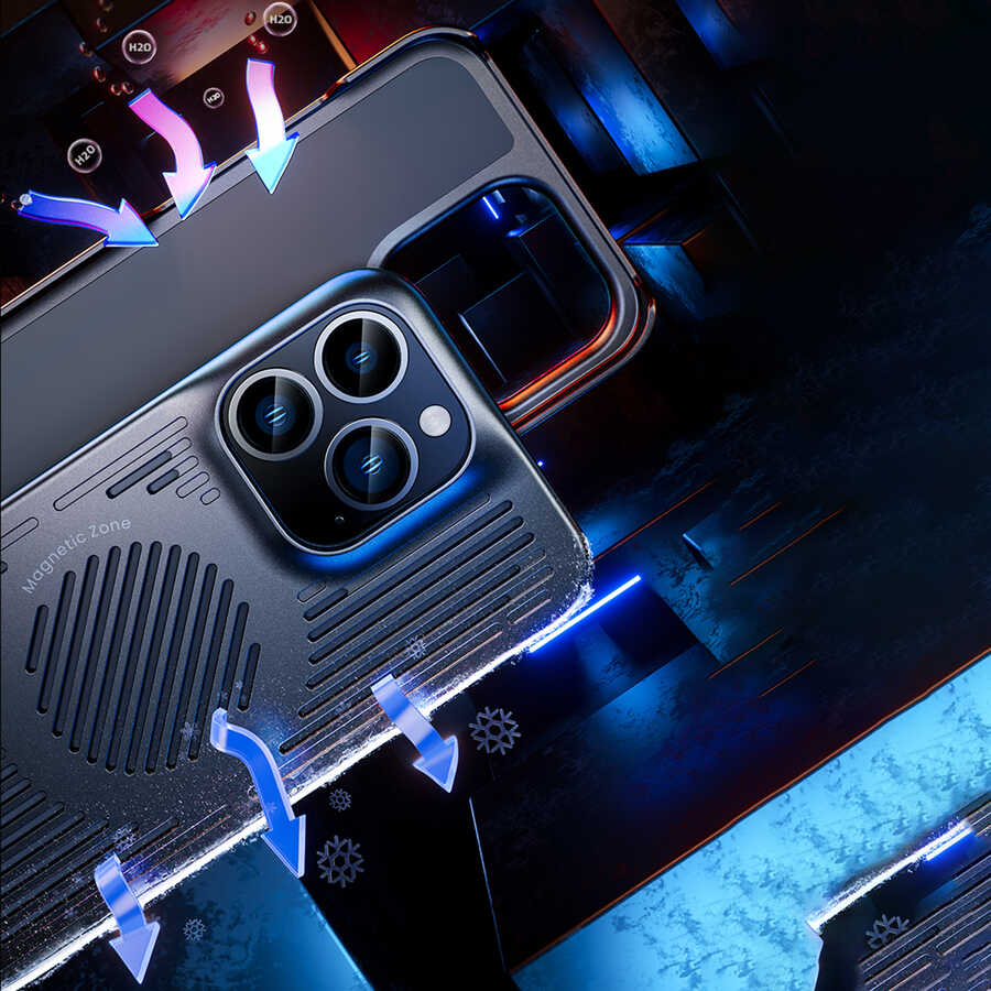 Apple iPhone 13 Kılıf Benks Bizzard Soğutucu Özellikli Oyuncu Telefon Kılıfı