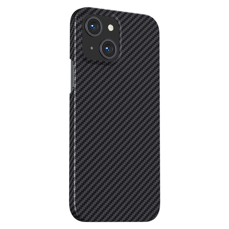 Apple iPhone 13 Kılıf M-safe Özellikli Karbon Fiber Benks Essential Kevlar Kapak
