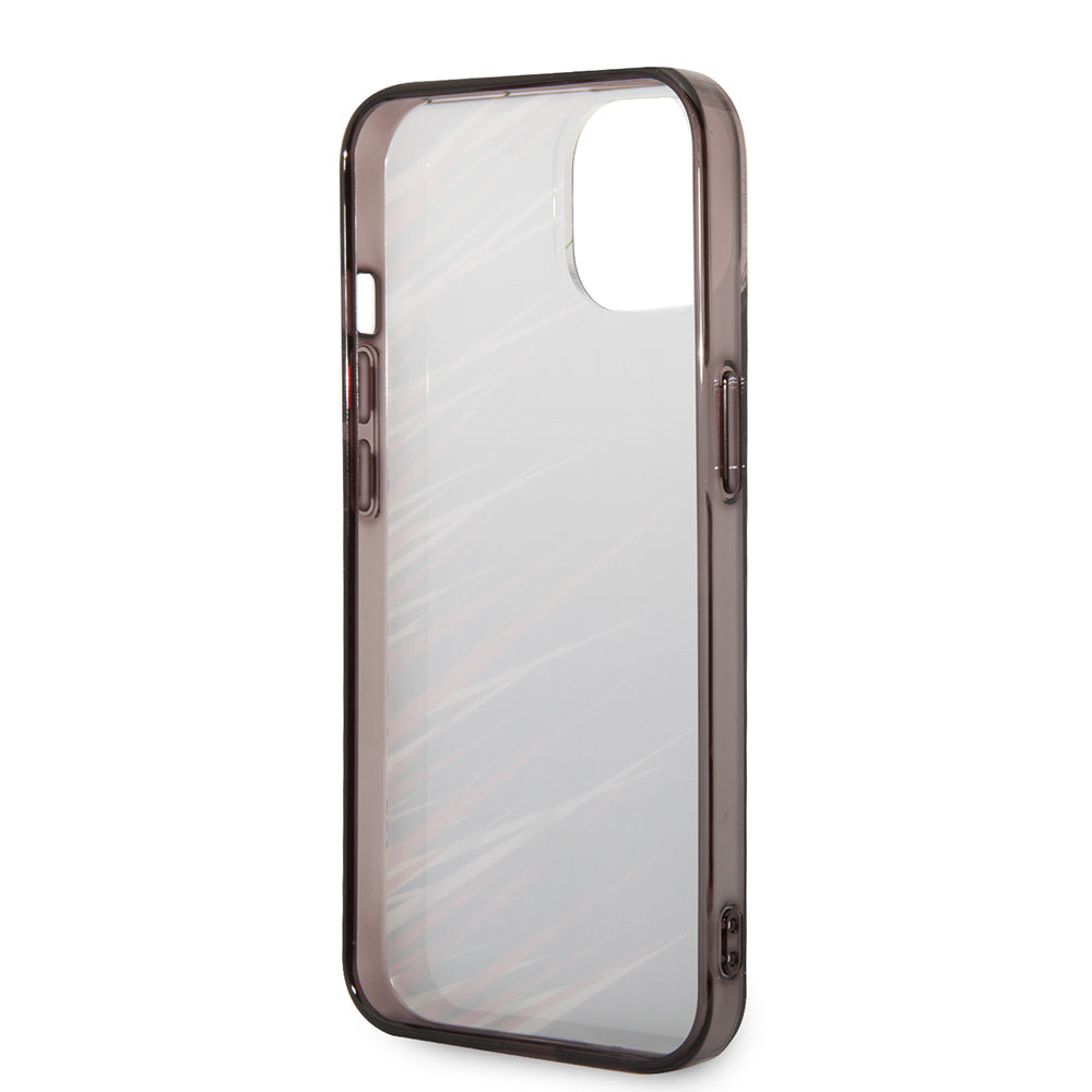 Apple iPhone 14 Kılıf Ferrari Orjinal Lisanslı Baskı Logolu Çimen Desenli Kapak