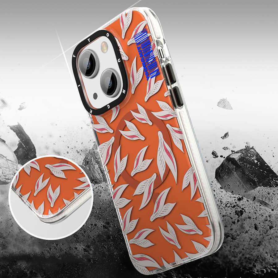 Apple iPhone 14 Kılıf M-safe Şarj Özellikli Youngkit Play Rabbit Serisi Kapak