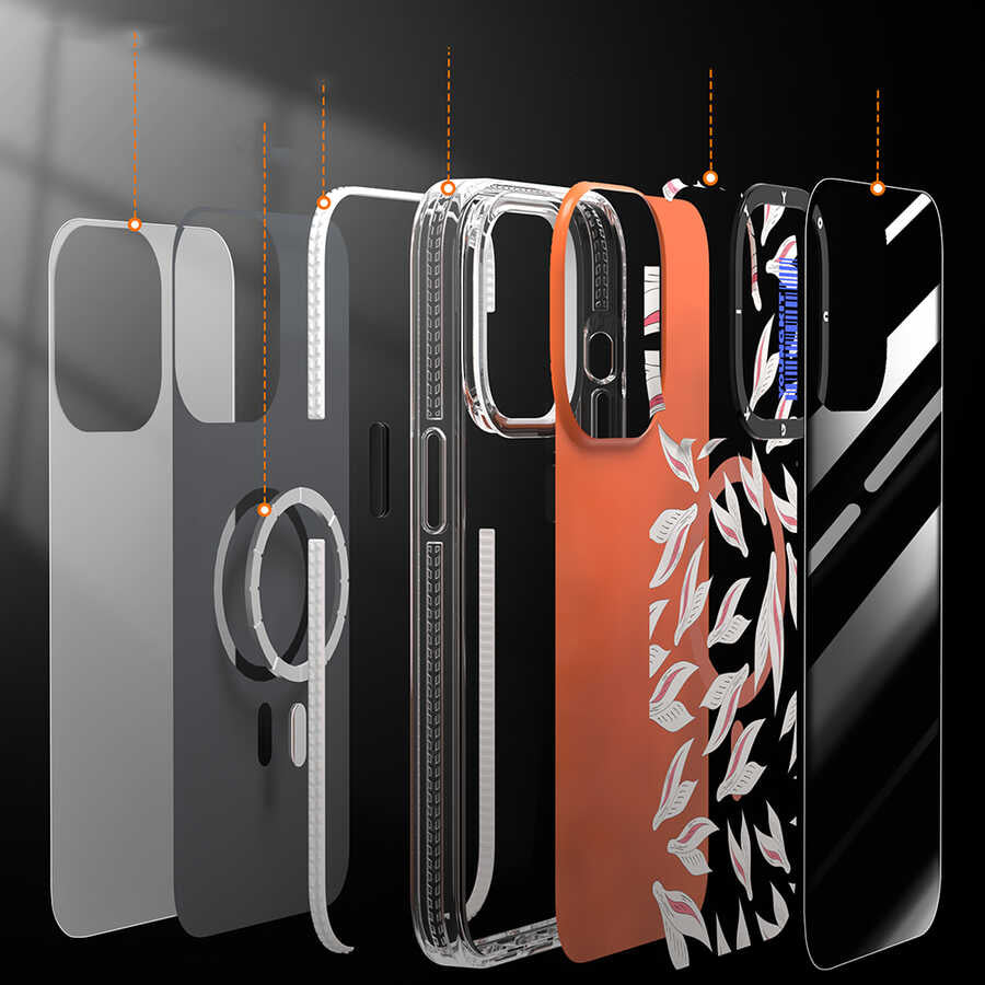 Apple iPhone 14 Kılıf M-safe Şarj Özellikli Youngkit Play Rabbit Serisi Kapak