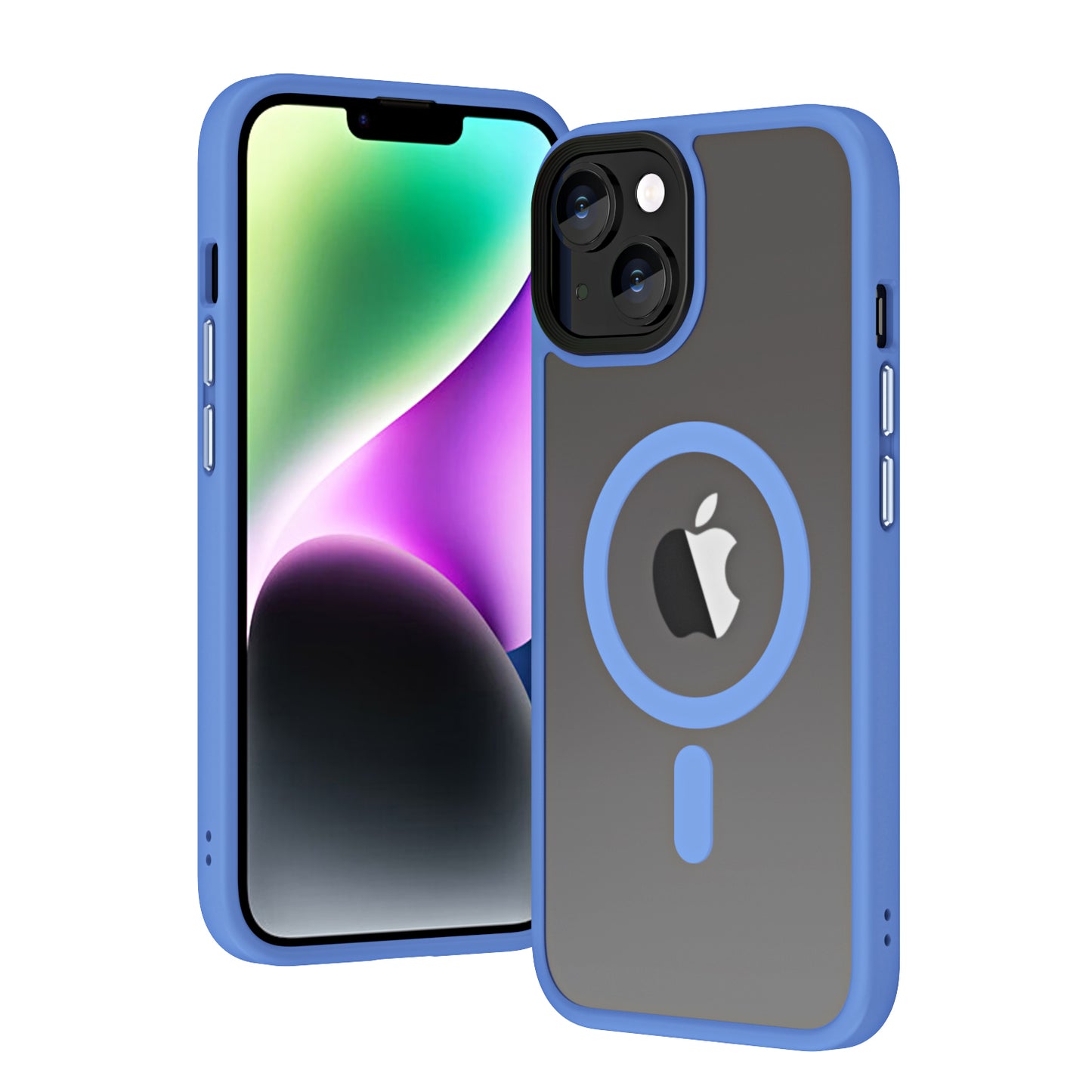 Apple iPhone 14 Kılıf Wireless Şarj Özellikli Zore Hibrit M-safe Kapak