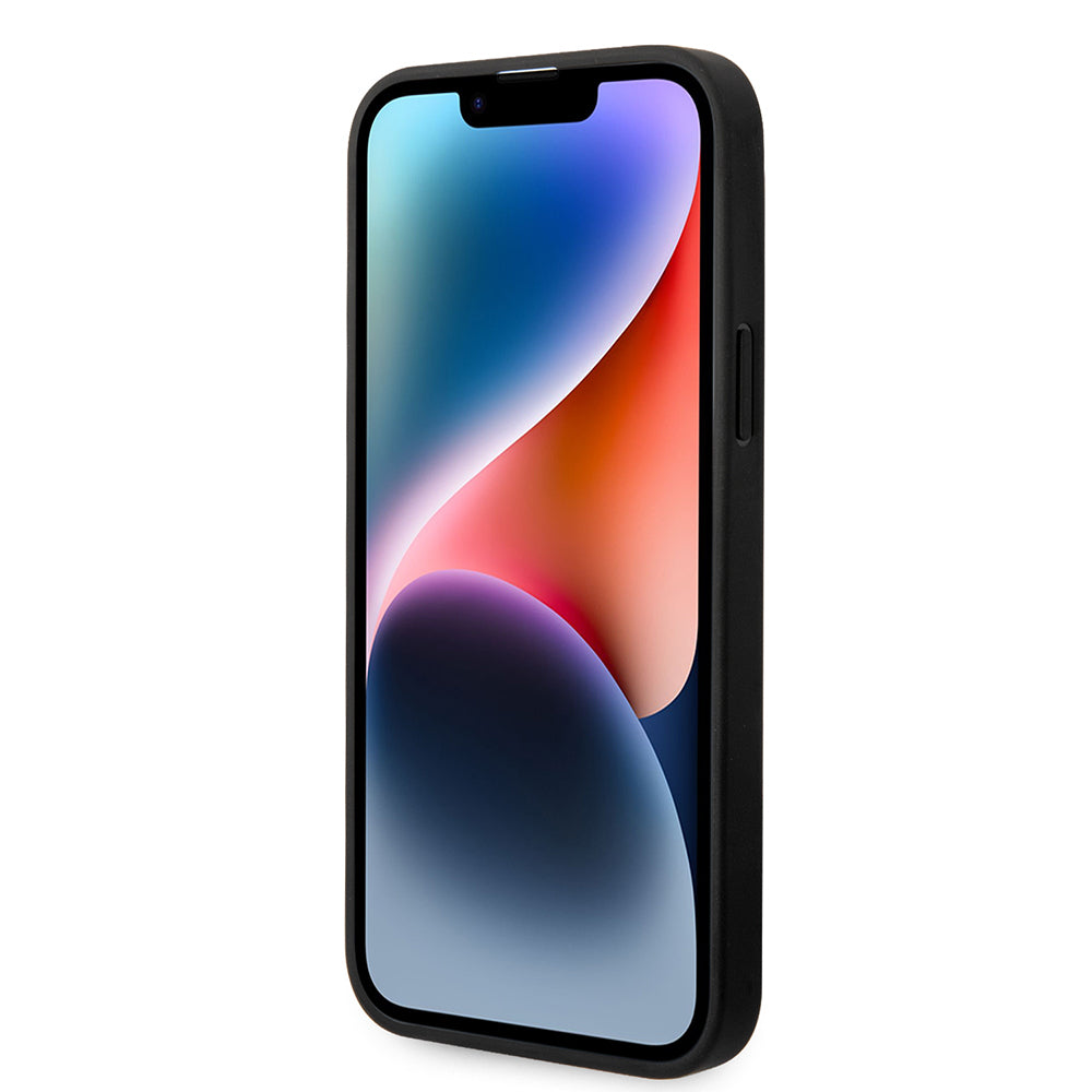 Apple iPhone 14 Plus Kılıf Ferrari Orjinal Lisanslı M-safe Şarj Özellikli Karbon İtalyan Bayrak Dizayn Kapak