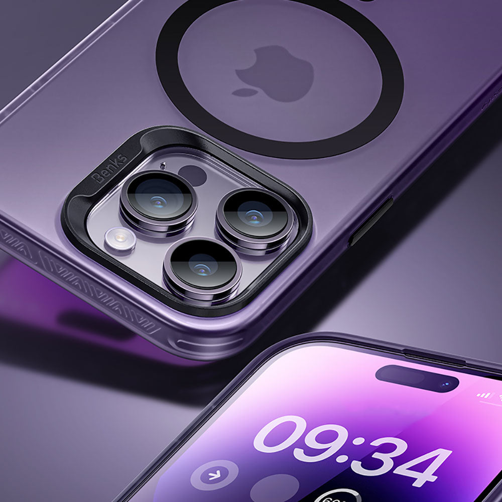 Apple iPhone 14 Pro Max Kılıf M-safe Şarj Özellikli Benks Lucid Armor Kapak