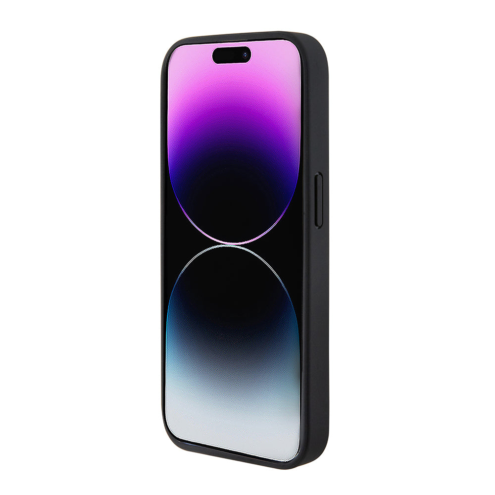 Apple iPhone 15 Pro Kılıf Ferrari Orjinal Lisanslı Deri Dikişli Arka Yüzey Metal Logo Tasarımlı Kapak