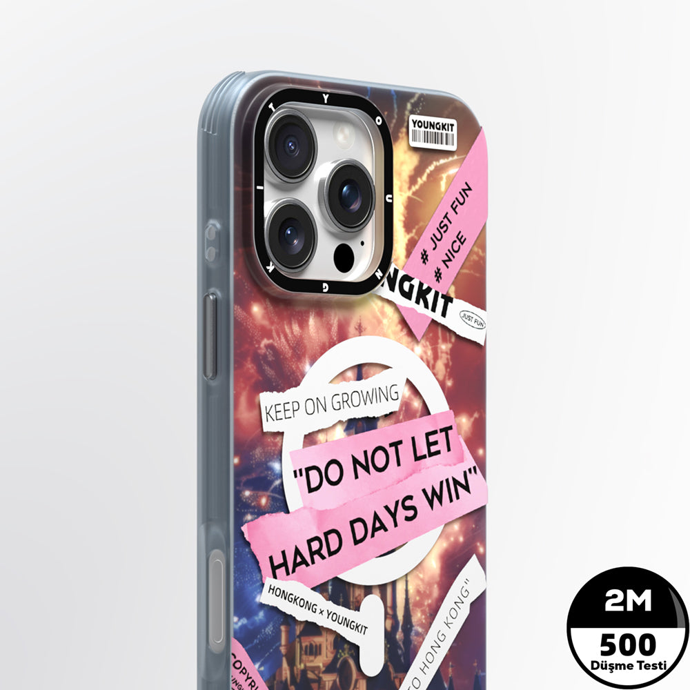 Apple iPhone 15 Pro Kılıf M-safe Şarj Özellikli Youngkit A-City Serisi Kapak