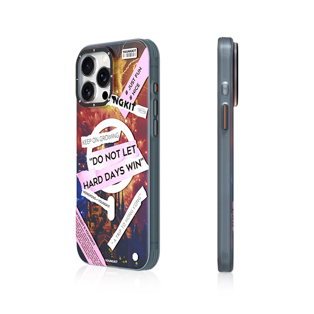 Apple iPhone 15 Pro Kılıf M-safe Şarj Özellikli Youngkit A-City Serisi Kapak