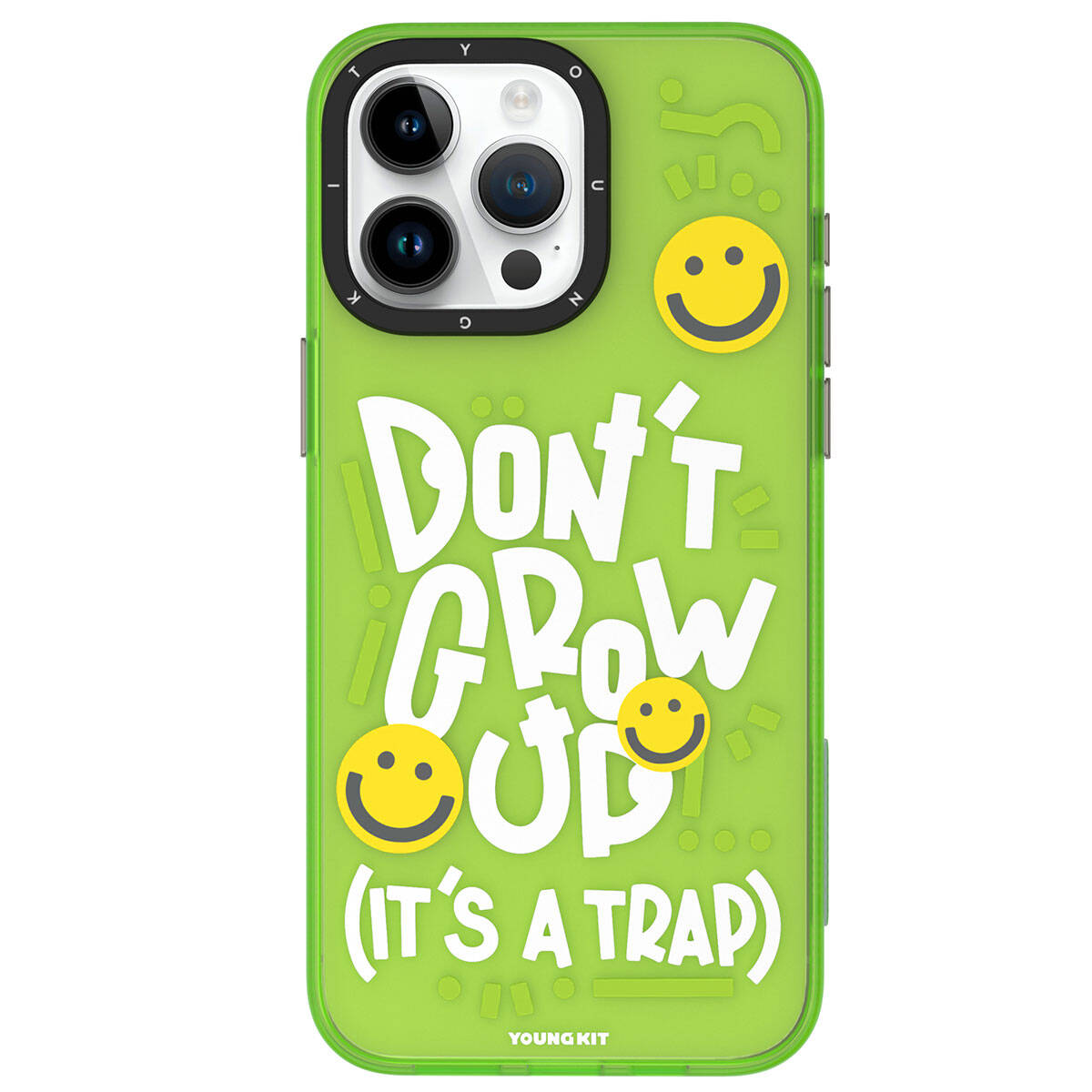 Apple iPhone Kılıf Mutlu Mod Figürlü YoungKit Happy Mood Serisi Kapak