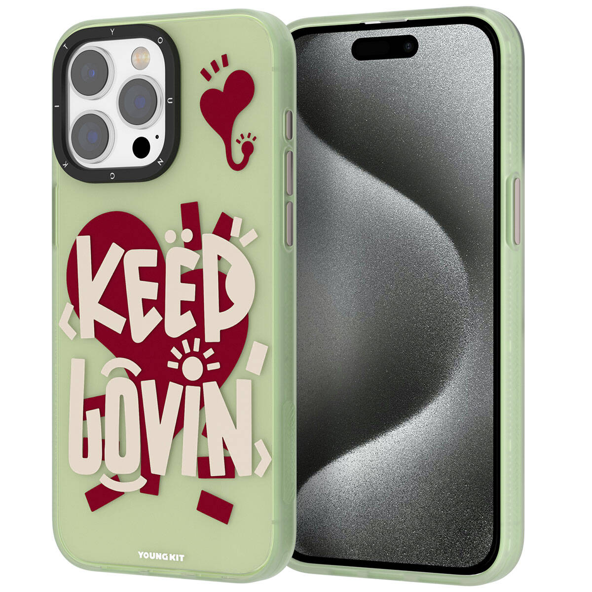 Apple iPhone Kılıf Mutlu Mod Figürlü YoungKit Happy Mood Serisi Kapak