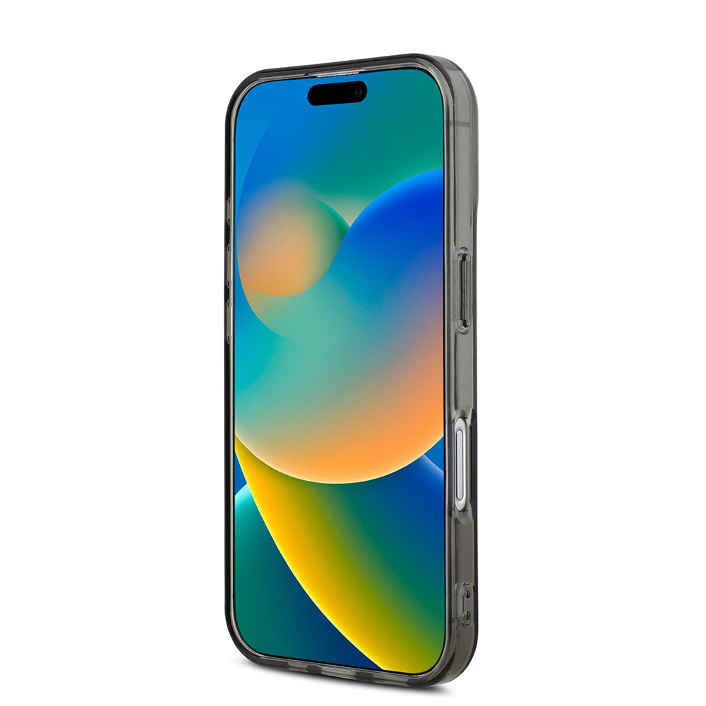 Apple iPhone 16 Kılıf Mercedes Benz Orjinal Lisanslı M-safe Şarj Özellikli Saydam Yüzey Silver Ring Kapak