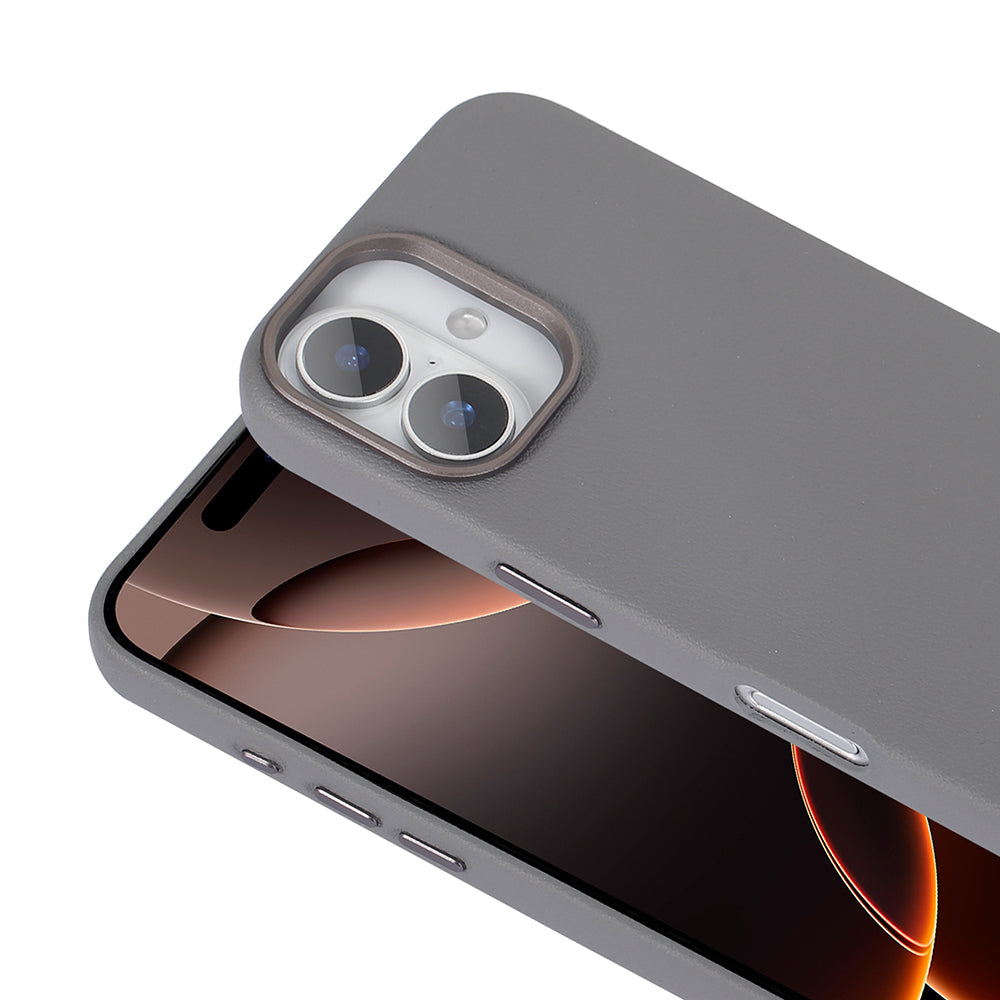 Apple iPhone 16 Plus Kılıf M-safe Şarj Özellikli PU Deri Zore Adora Kapak