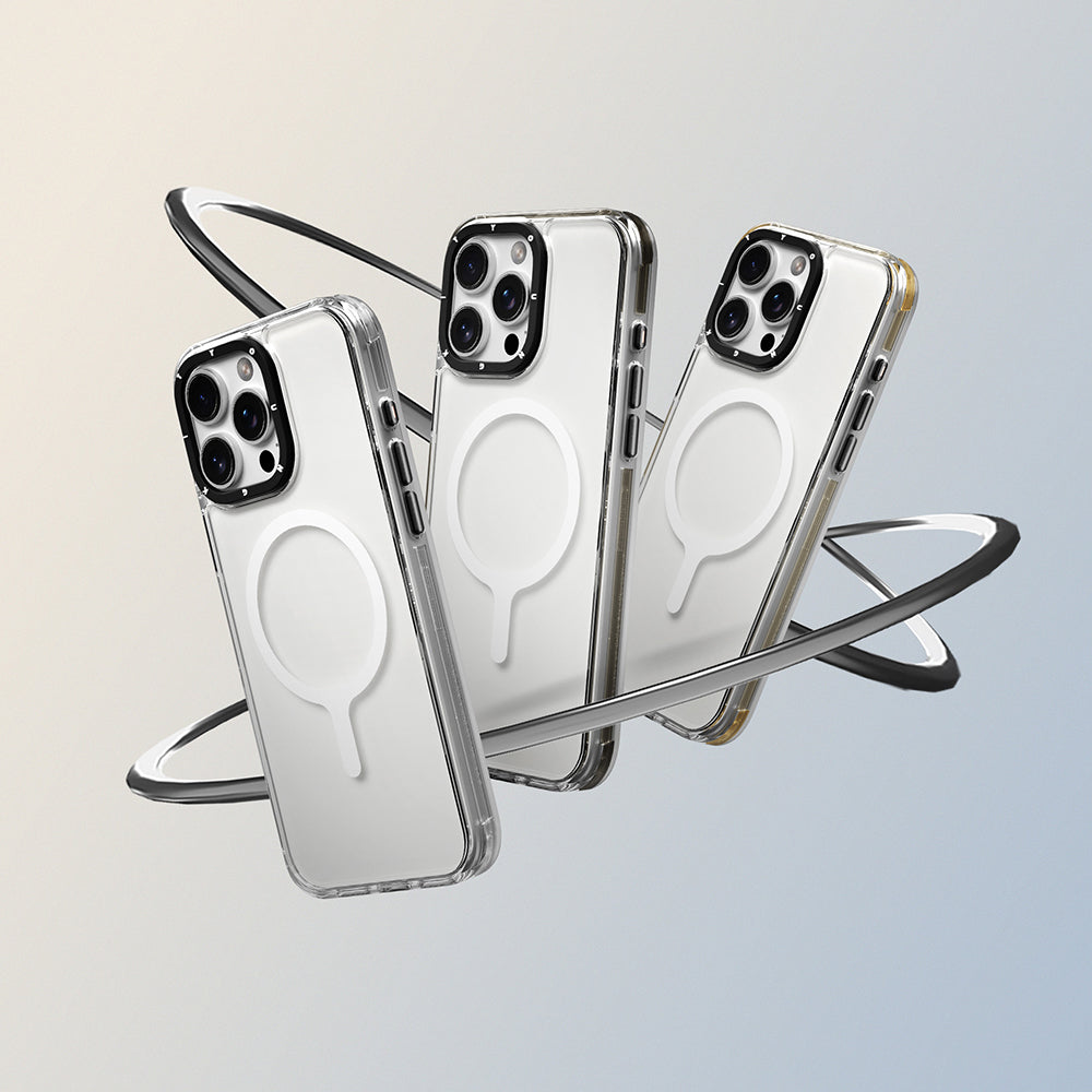 Apple iPhone 16 Pro Kılıf M-safe Şarj Özellikli YoungKit Crystal Color Serisi Kapak