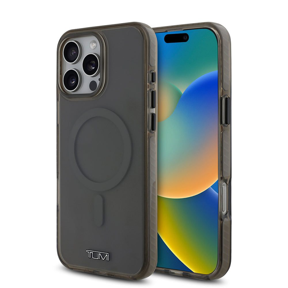 Apple iPhone 16 Pro Kılıf TUMI Orjinal Lisanslı M-safe Şarj Özellikli Airbagli Transparan Kapak