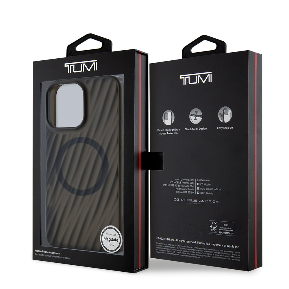 Apple iPhone 16 Pro Kılıf TUMI Orjinal Lisanslı M-safe Şarj Özellikli Transparan Kapak