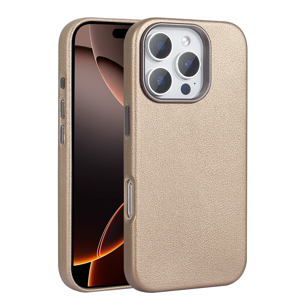 Apple iPhone 16 Pro Max Kılıf M-safe Şarj Özellikli PU Deri Zore Adora Kapak