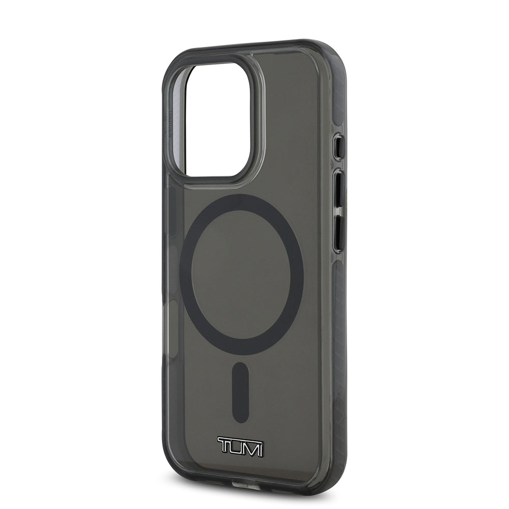 Apple iPhone 16 Pro Max Kılıf TUMI Orjinal Lisanslı M-safe Şarj Özellikli Airbagli Transparan Kapak