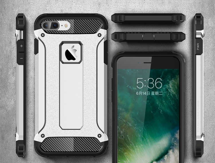 Apple iPhone 8 Kılıf Zore Crash Silikon Kapak