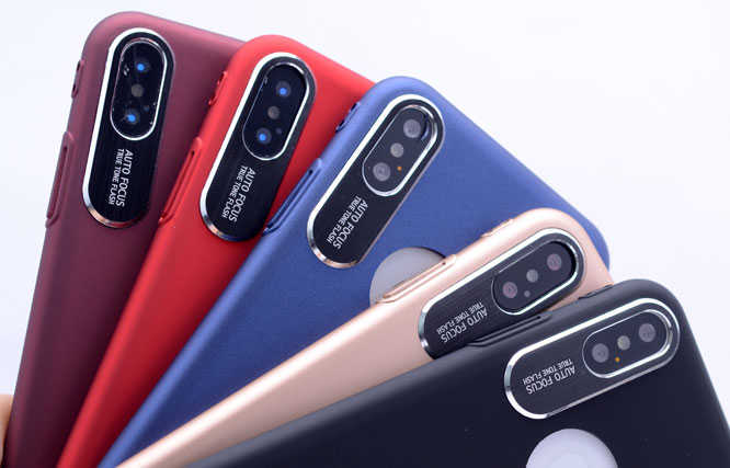 Apple iPhone X Kılıf Zore S-line Kapak