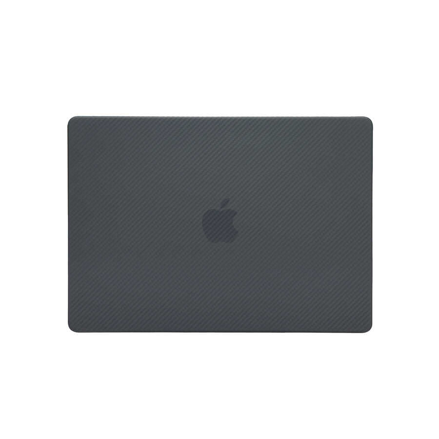 Apple Macbook 13.3' Air 2020 A2337 Zore MSoft Carbon Fiber Tasarımlı Kapak