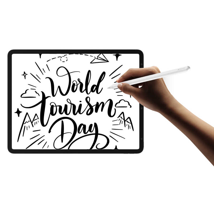 Apple Pencil Araree Pure Clear Dokunmatik Kalem Yüzey Koruyucu