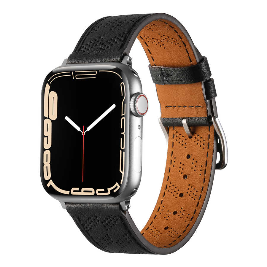 Apple Watch 40mm KRD-76 PU Deri Kordon Strap Kayış