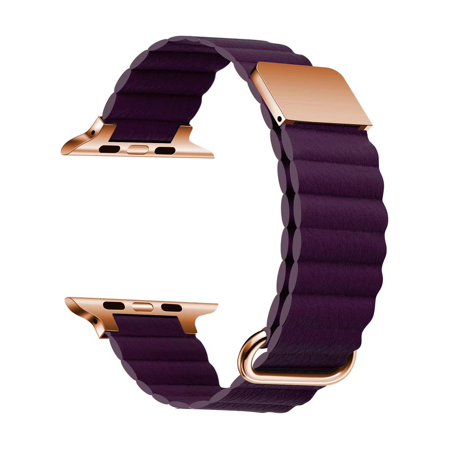 Apple Watch 44mm KRD-78 PU Deri Kordon Strap Kayış