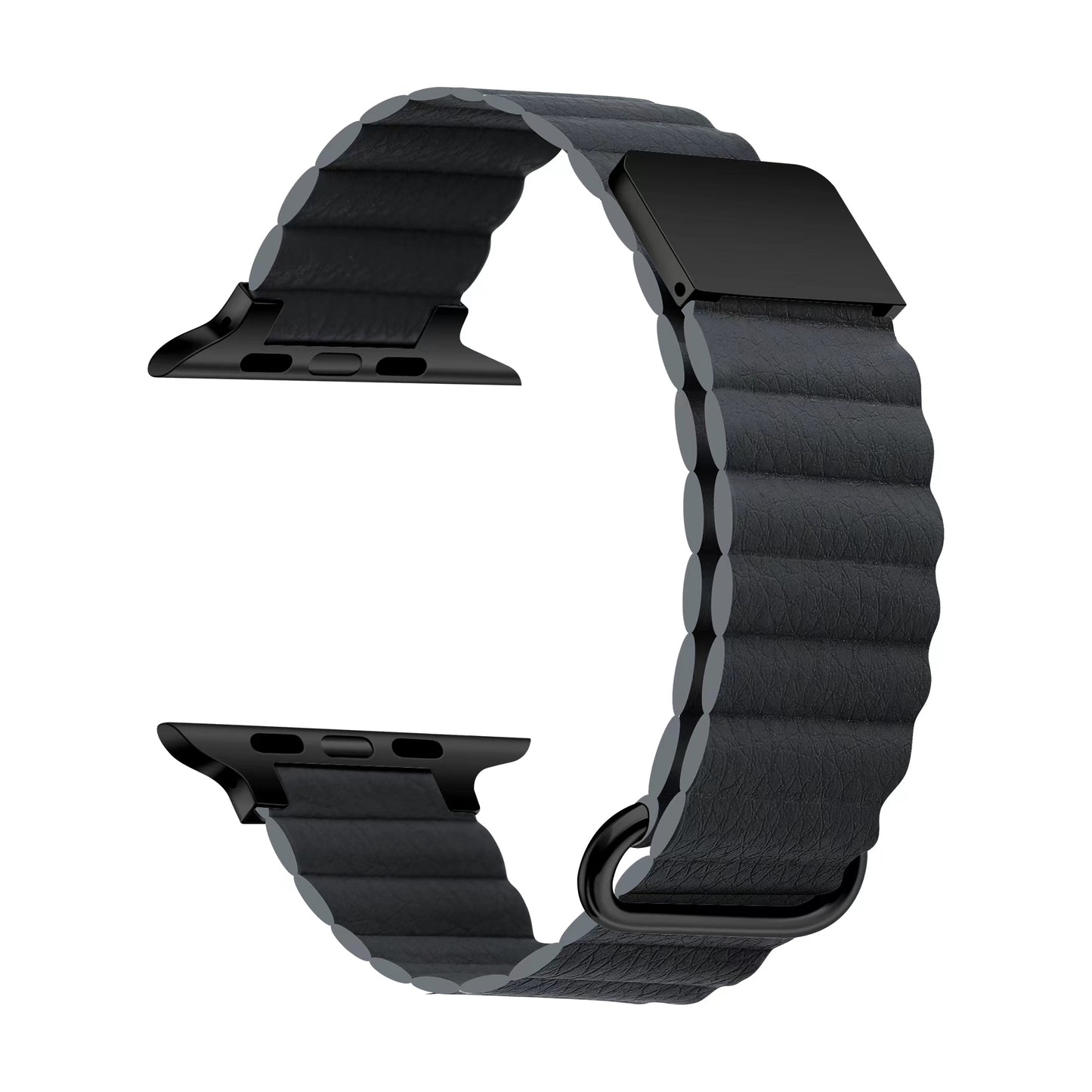Apple Watch 7 41mm KRD-78 PU Deri Kordon Strap Kayış