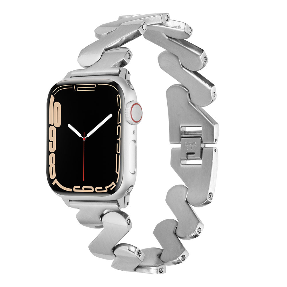 Apple Watch 7 45mm Kordon KRD-80 Metal Strap Kayış