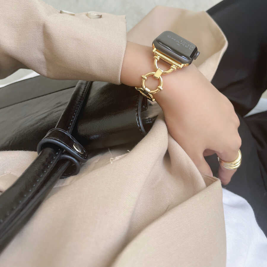 Apple Watch Ultra 49mm Kordon KRD-56 Metal Strap Kayış