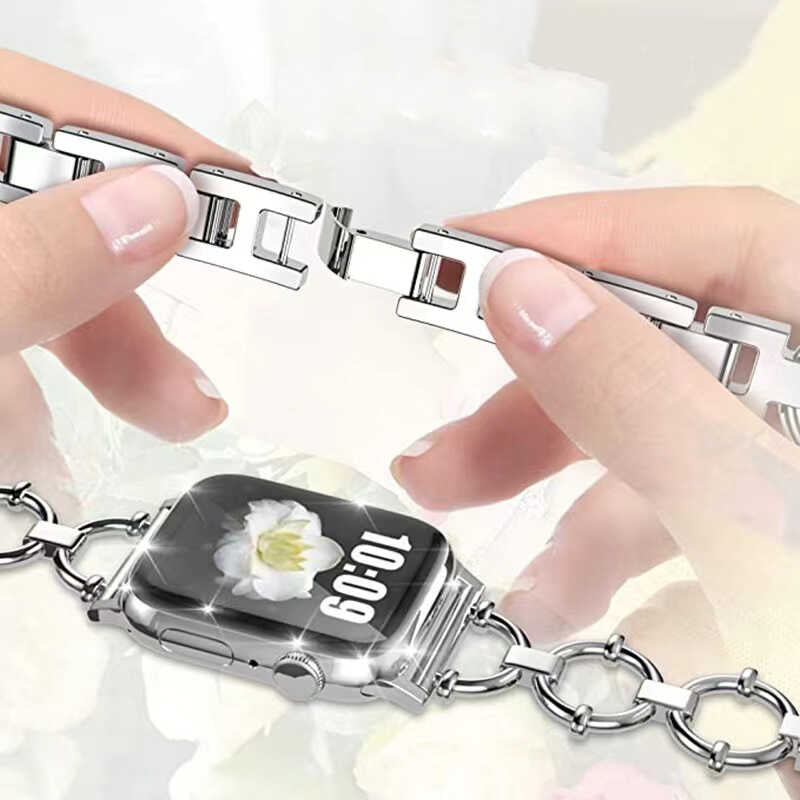 Apple Watch Ultra 49mm Kordon KRD-56 Metal Strap Kayış