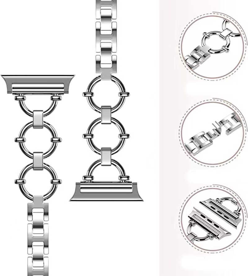 Apple Watch Ultra 49mm Kordon KRD-56 Metal Strap Kayış