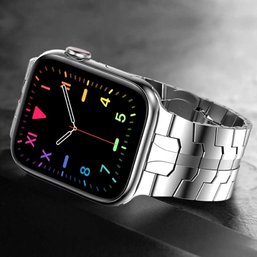 Apple Watch Ultra 49mm Kordon KRD-63 Metal Strap Kayış