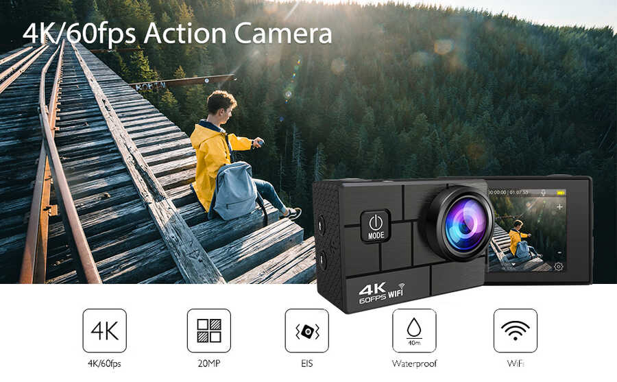 Ausek AT-Q44C Aksiyon Kamerası