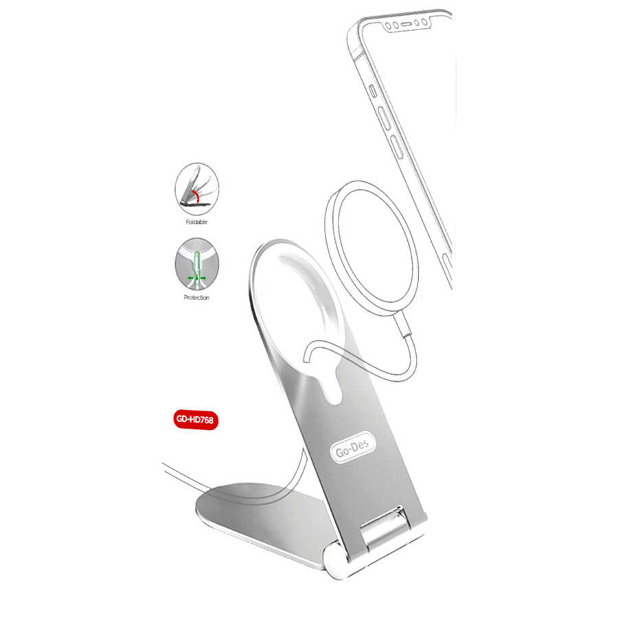 Go Des GD-HD768 M-safe Şarj Standı