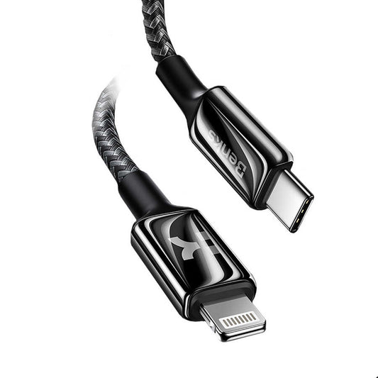 Benks M18 Type-C to Lightning Aramid Fiber Veri Kablosu 1.2M 3A