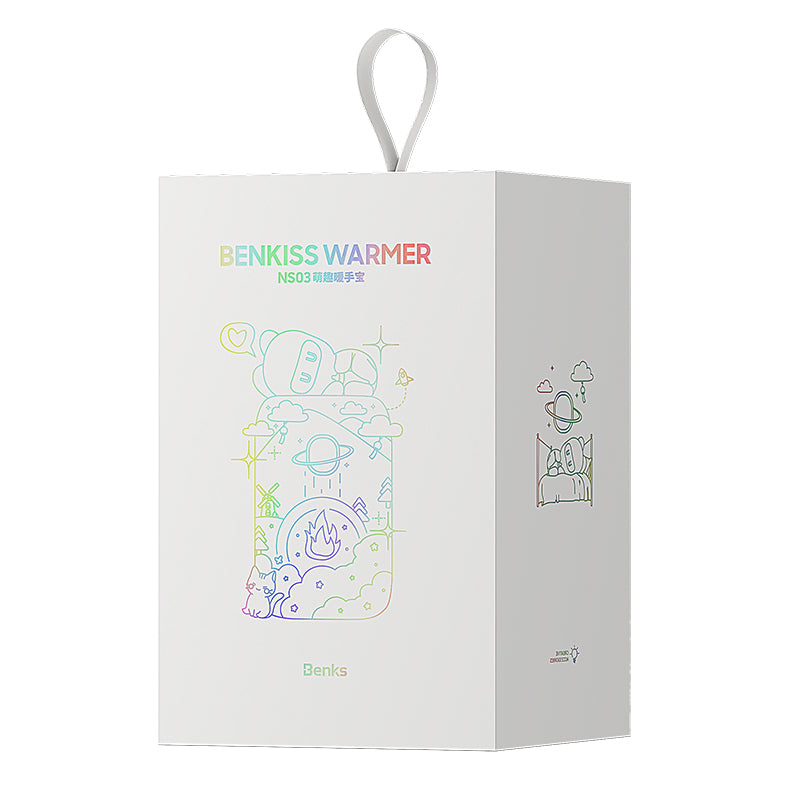 Benks NS03 Dijital Ekran El Isıtıcı Özellikli Aroma Kokulu Powerbank 15W 10000mAh