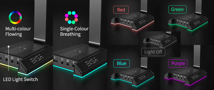 Eksa W1 7.1 Surround 3D Ses Dönüştürücü Kulaklık Standı