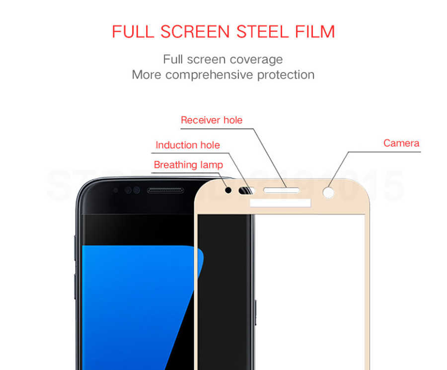 Galaxy A3 2016 Zore Ekranı Tam Kaplayan Düz Cam Koruyucu