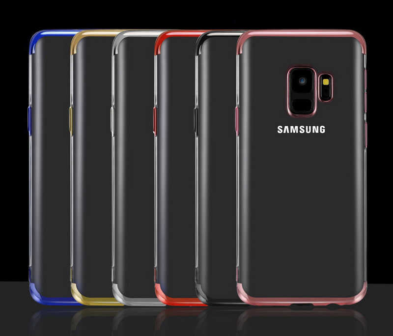 Galaxy A6 2018 Kılıf Zore Dört Köşeli Lazer Silikon Kapak
