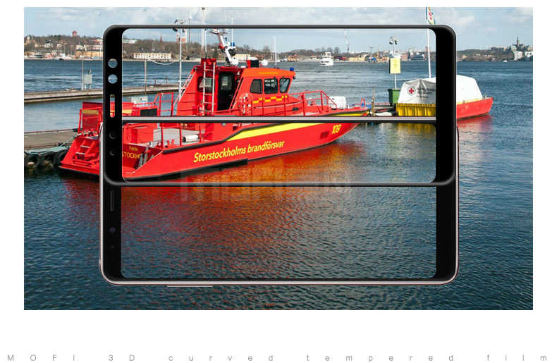 Galaxy A8 Plus 2018 Zore Ekranı Tam Kaplayan Düz Cam Koruyucu